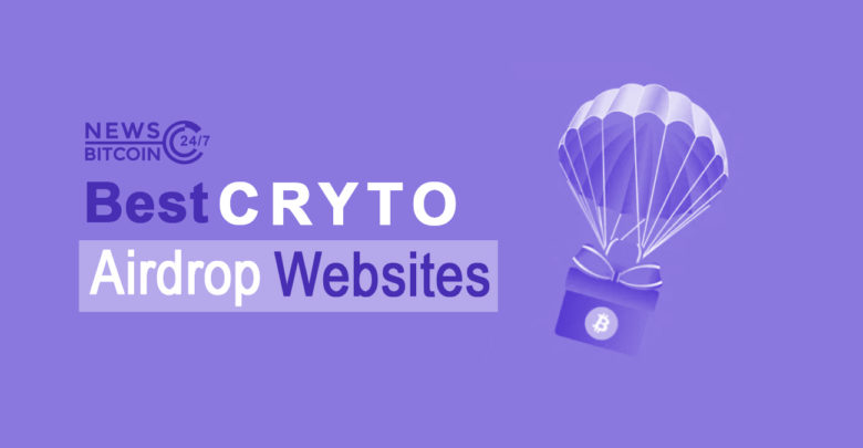 free crypto airdrop websites