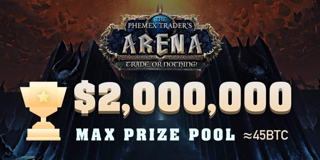 Phemex Trader's Arena prepares $2,000,000 Prize Pool